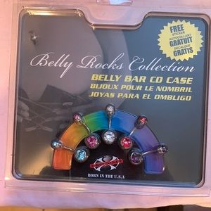 C8 Body hardware belly button rings.